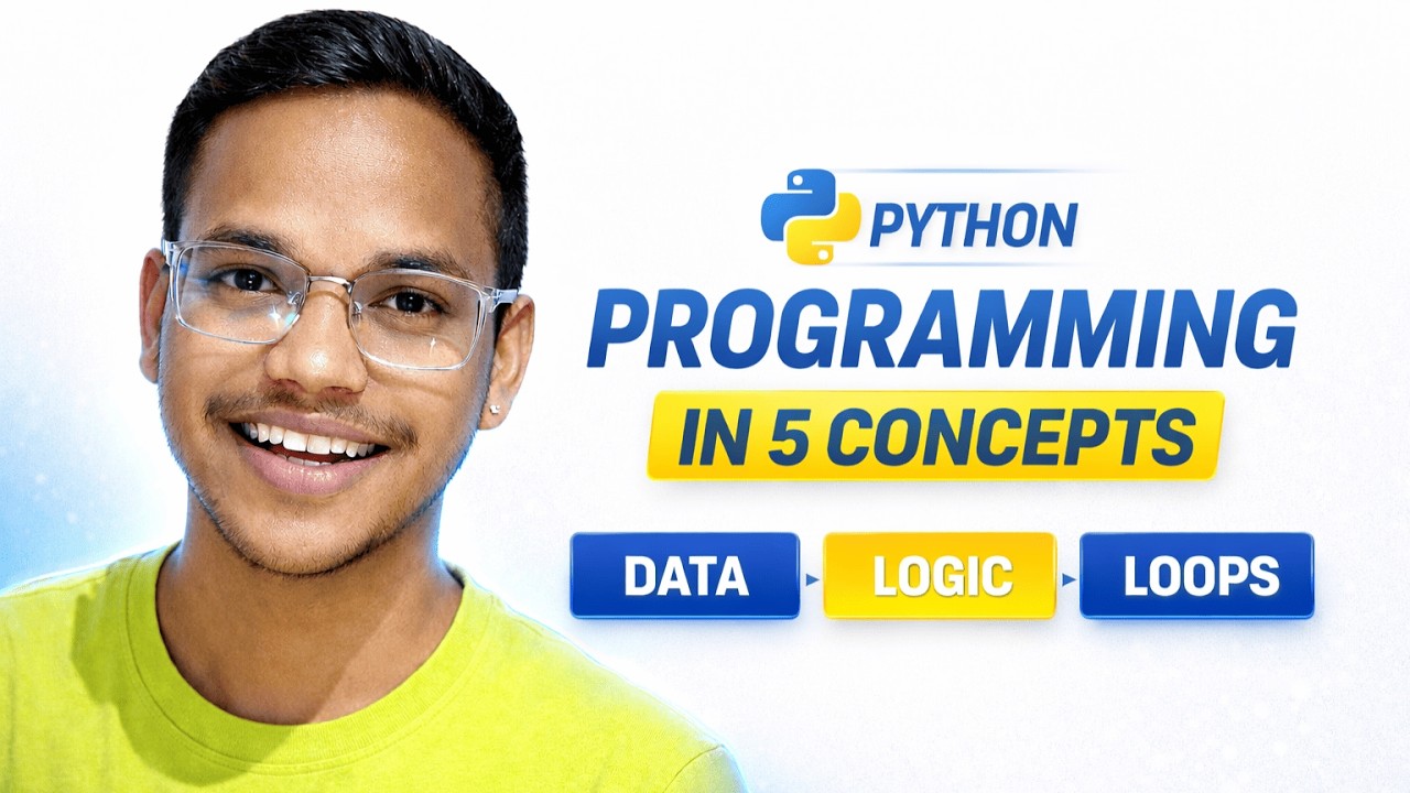 Python Programming for Industry, Not Exams | 5 Core Programming Concepts