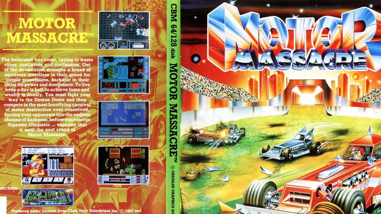 Motor Massacre Amiga Gameplay (1988) - Trimmed Loading Times