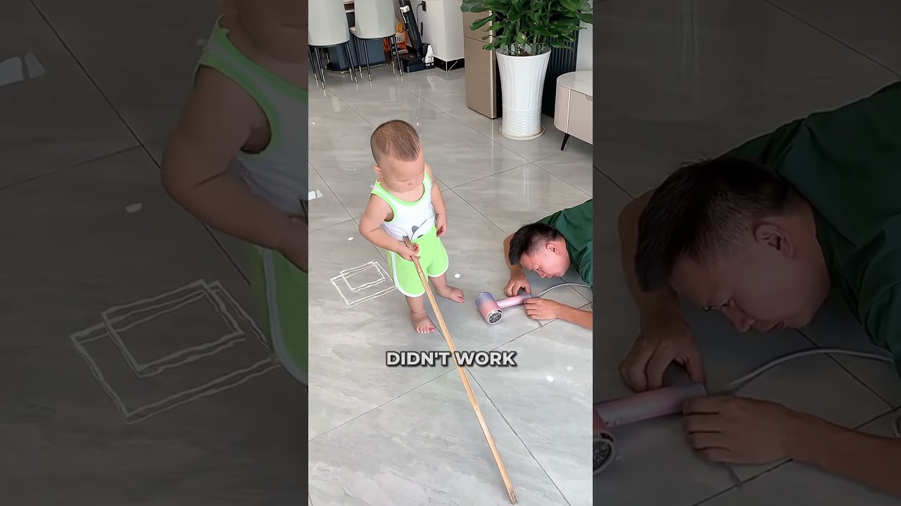 This Baby Saved His Dad From Electric Shock! 😮👏