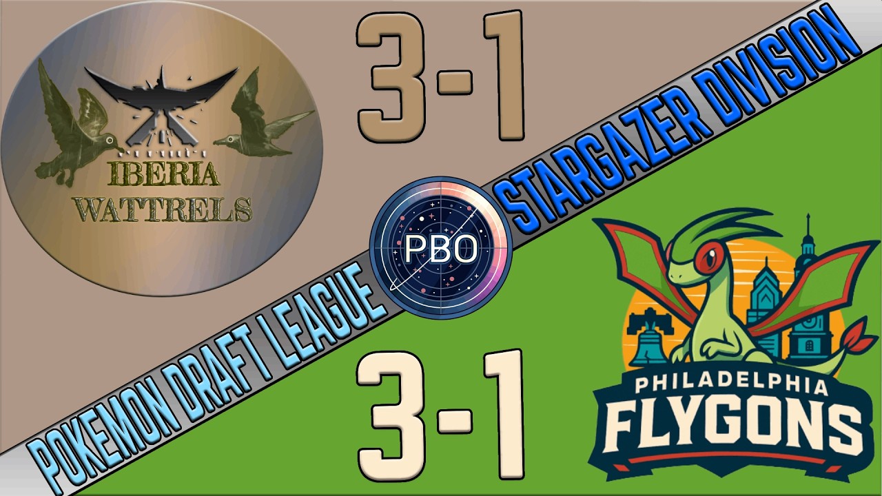 Pokémon Draft League | Iberia Wattrels VS Philadelphia Flygons | S10 W5 | PBO