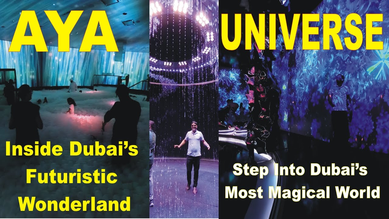 Vlog #12|AYA Universe Dubai | Full Tour of the Futuristic Immersive Experience at Wafi Mall