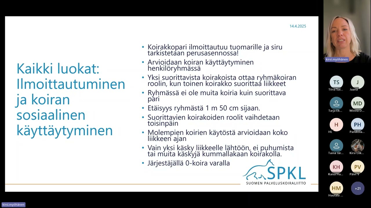SAR koeohjeet - Kirsi Myöhänen / Matti Hautala 14.4.2025