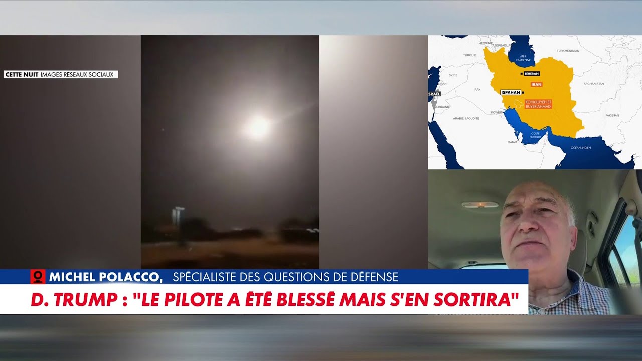 Michel Polacco revient sur le sauvetage du pilote am&eacute;ricain en Iran