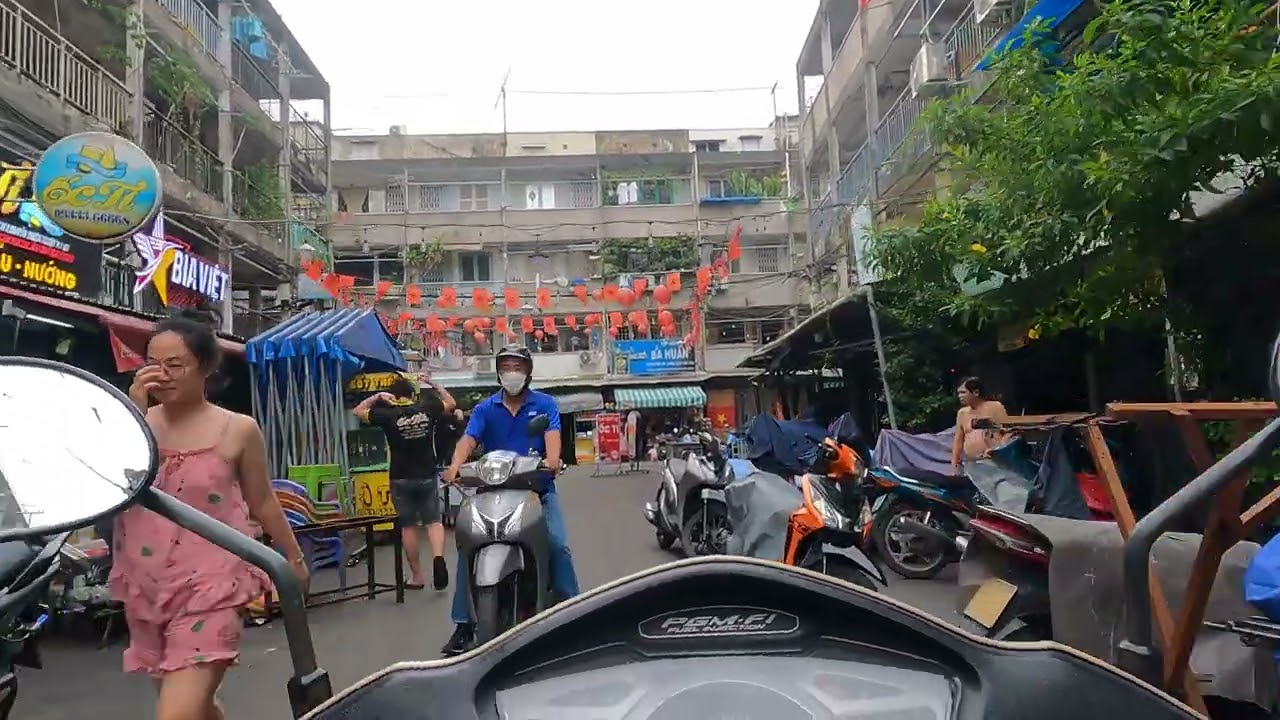 POV Saigon: 1 vòng Chung Cư Nguyễn Thiện Thuật, Quận 3 bằng xe máy.