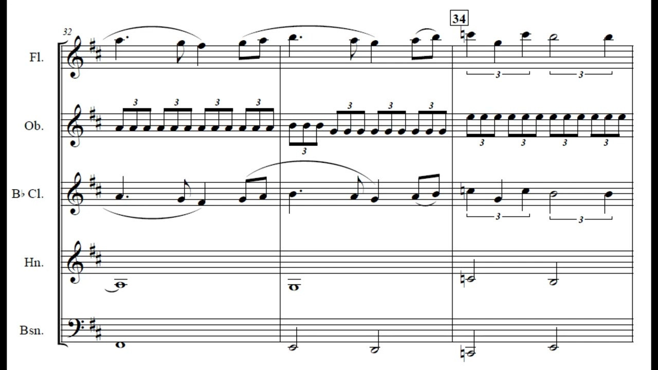 Theme from Swan Lake for Woodwind Quintet