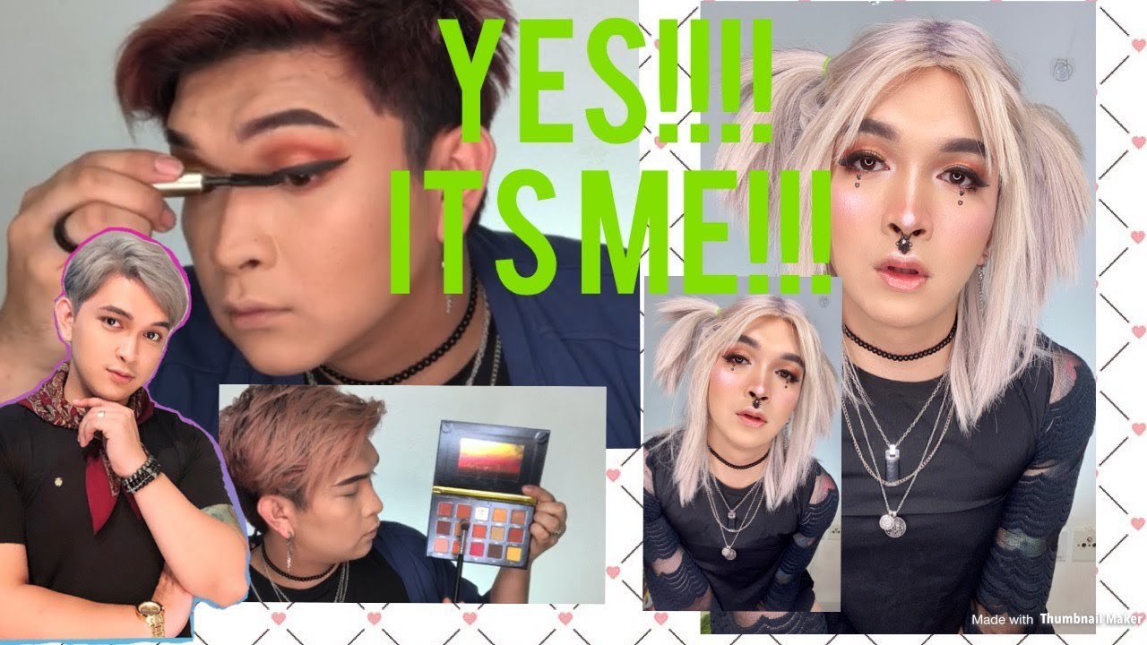 #makeuptransformation #boytogirlmakeuptransformation Boy to Girl Makeup Transformation (E-Girl)