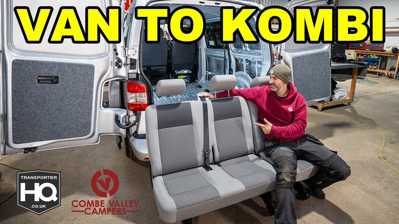 TRANSFORM YOUR VAN! HOW TO FIT KOMBI SEAT AND SEAT BELTS - VW T5/T6