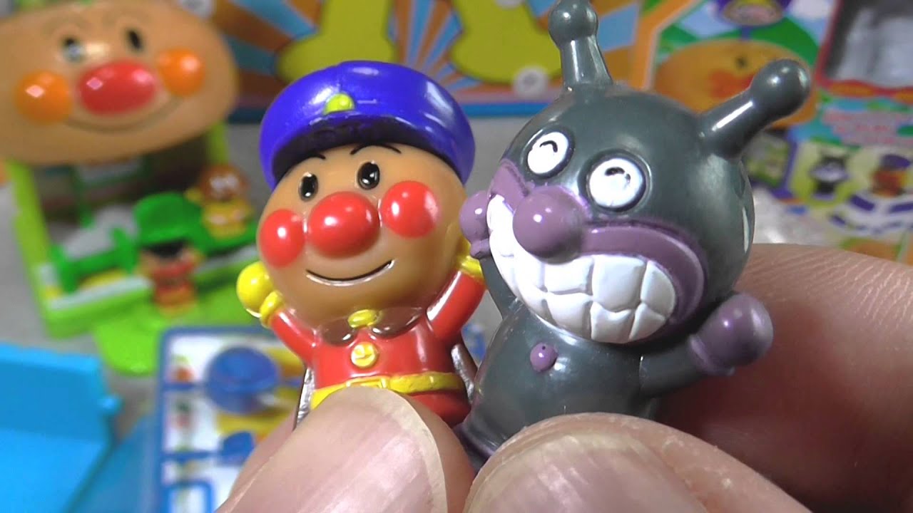 Anpanman machi アンパンマン おもちゃ ちっちゃなまち こうばん と えき