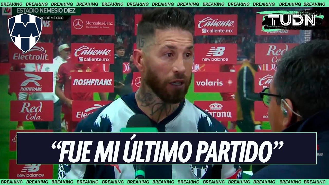 ¡SE VA! Esto dijo Sergio Ramos tras su eliminación con Rayados 😱🔥 I TUDN