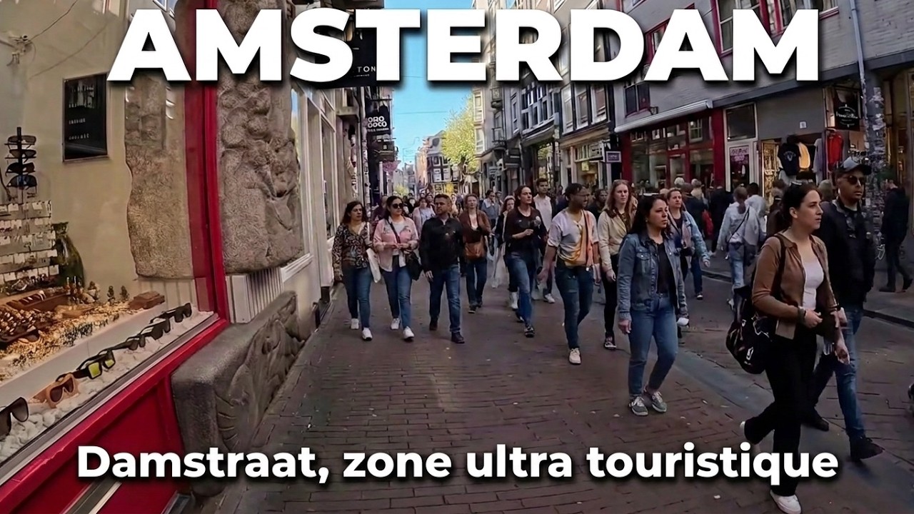 AMSTERDAM 🇳🇱 Nieuwe et Oude Hoogstraat - Doelenstraat - Damstraat : la rue la plus touristique ?
