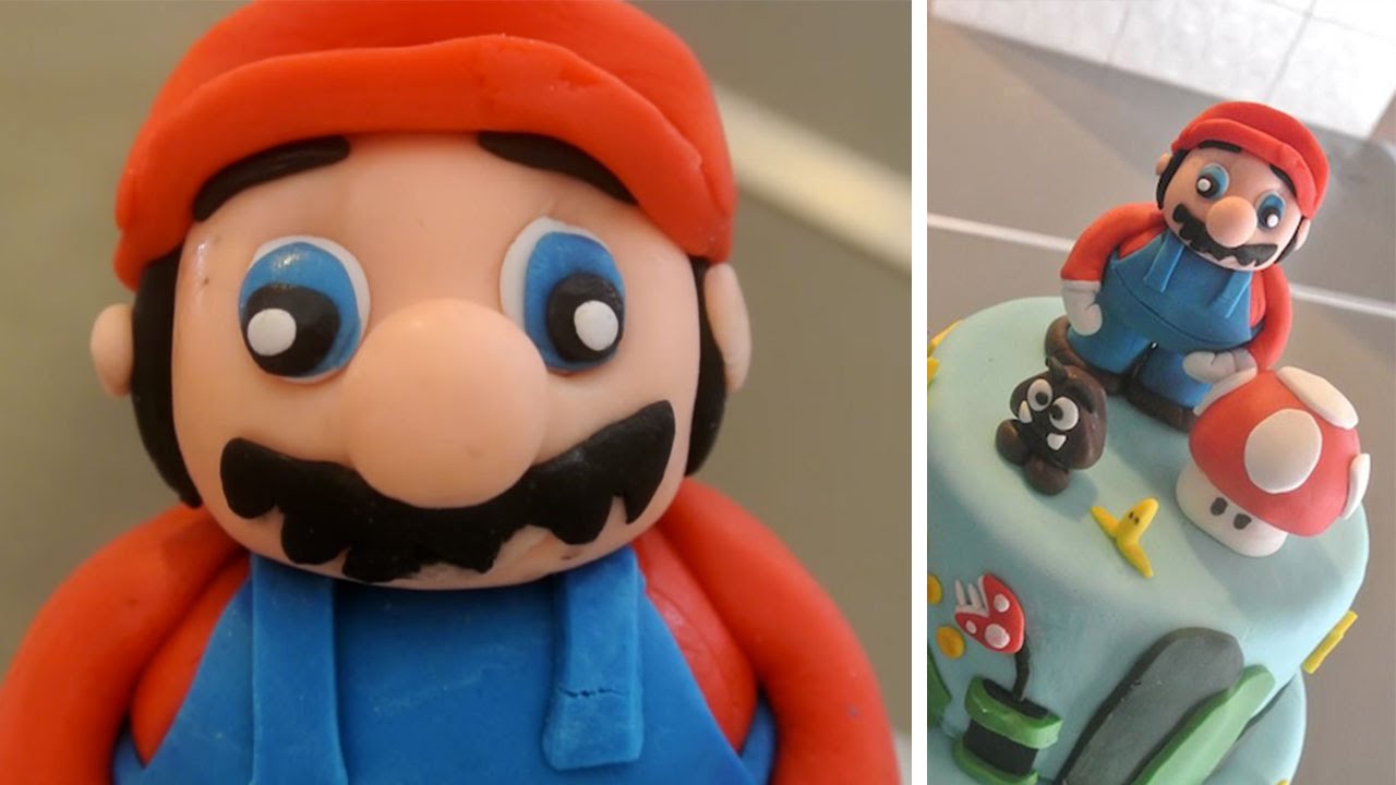Cake design : Tutoriel Mario Bros en p&acirc;te &agrave; sucre