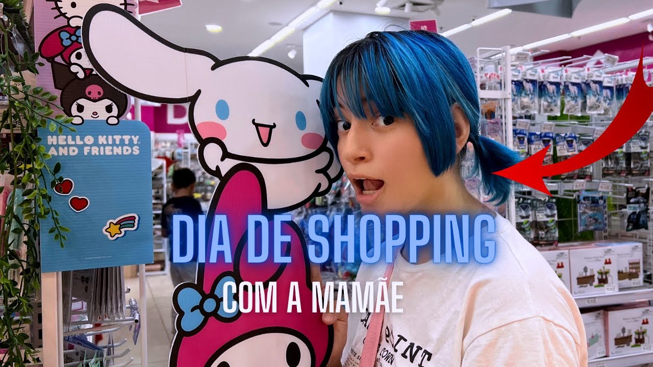 VLOG DE COMPRINHAS NA DAISO + SHOPPING COM A MAMIS 