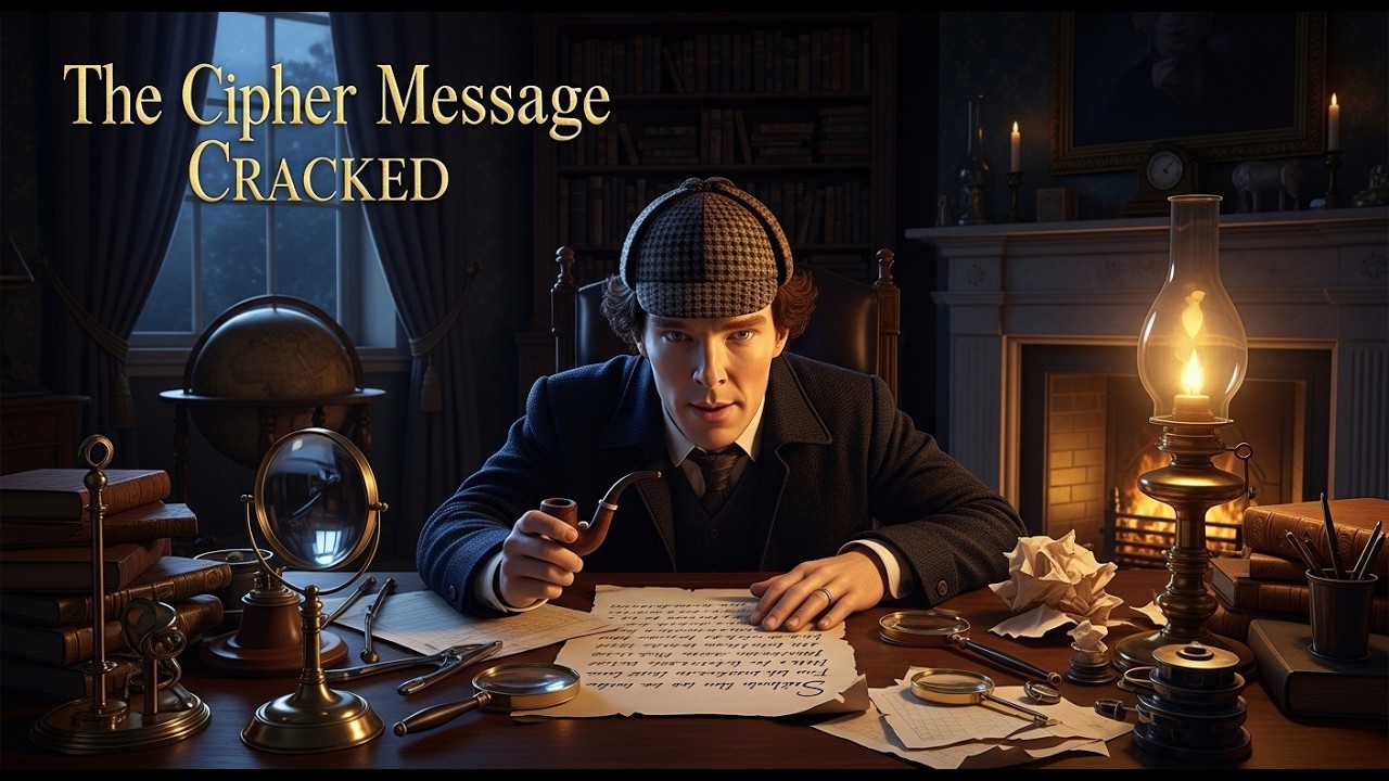 The Cipher Message Cracked | Sherlock Holmes Breaks the Code