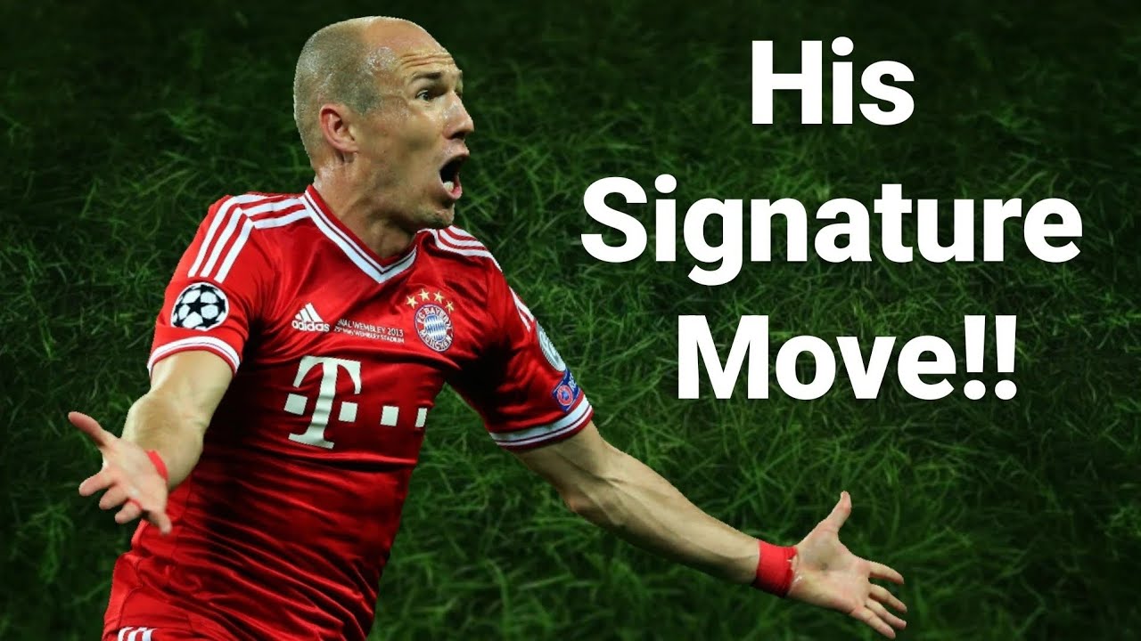 Arjen Robben Signature Move....