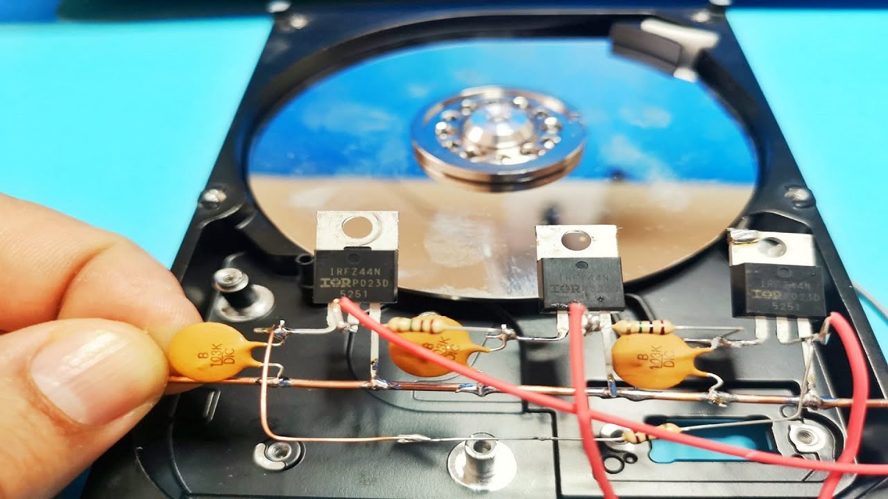 Mosfet Run Бесщеточный двигатель HDD (irfz44n)