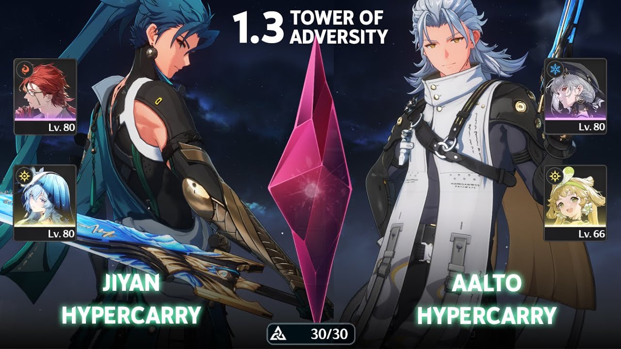 S0 Jiyan Hypercarry & S6 Aalto Hypercarry | 1.3 Tower of Adversity | Wuthering Waves
