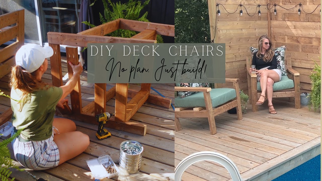 Can I Build Deck Chairs Without a Plan? Real Life DIY Challenge