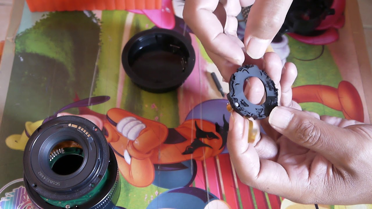 repair lensa yongnuo canon 50mm f1,8  error 01  f/aperture stuck diafragma macet. my experience.