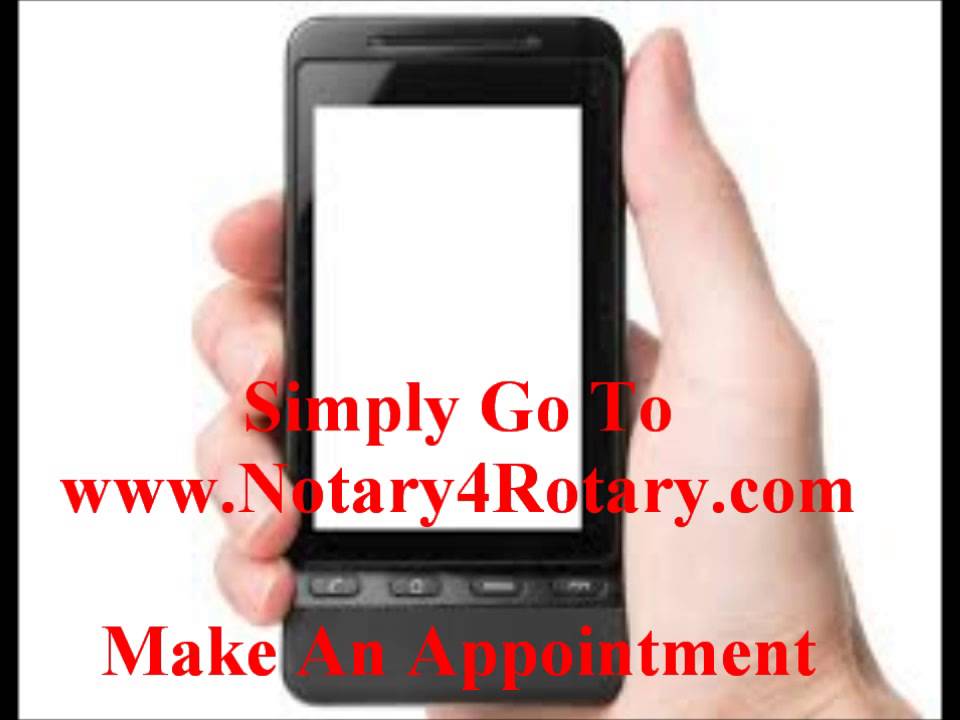 Where To Get Something Notarized After Hours : FROM CELL PHONE !