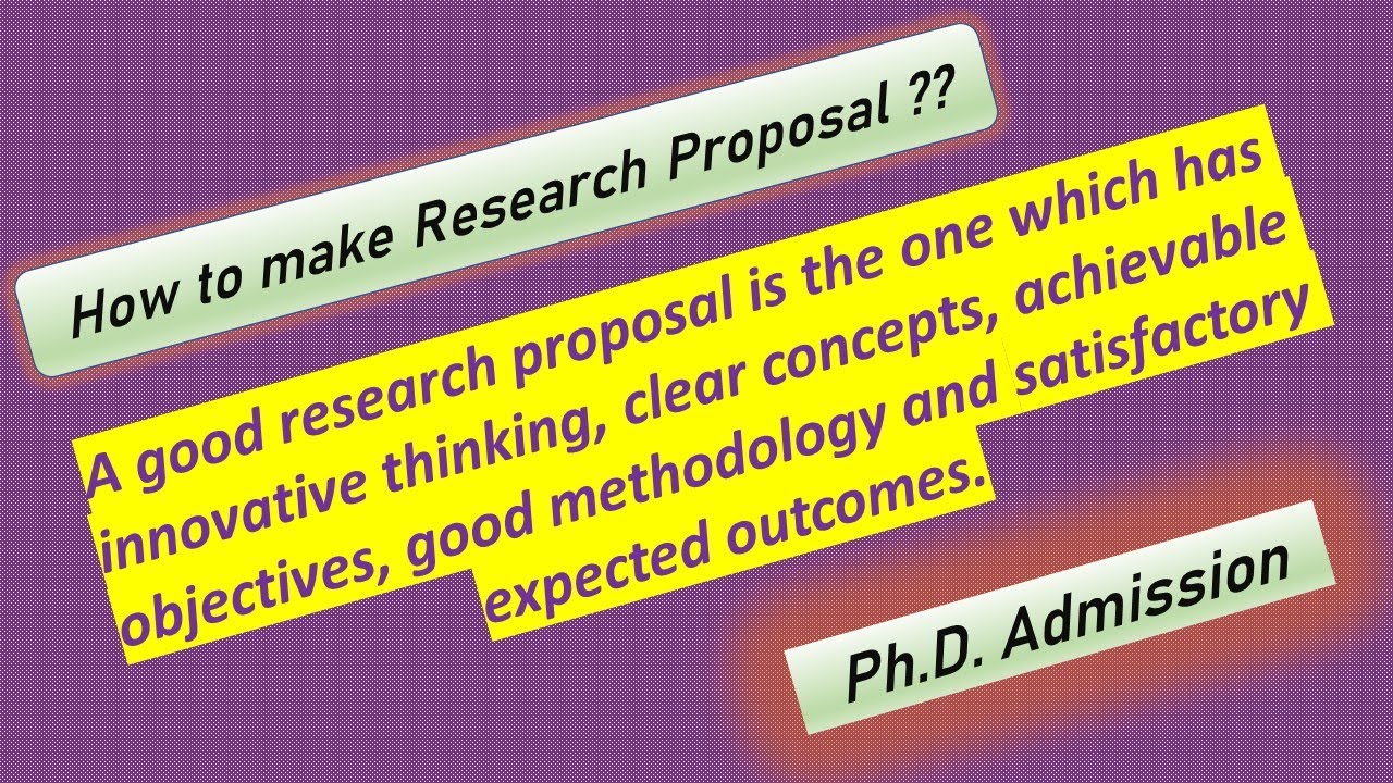 How to make a research proposal for admission in M.Phil./Ph.D., Interview preparation