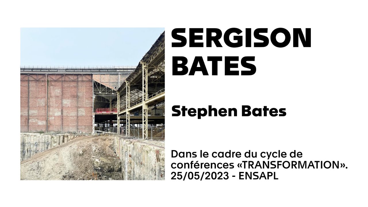 Conférence de Sergison Bates - 25/05/2023