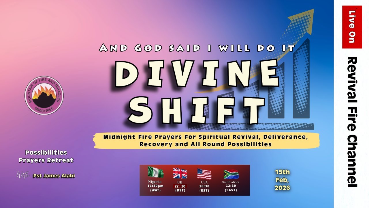 AND GOD SAID I WILL DO IT (DIVINE SHIFT) || POSSIBILITIES PRAYERS || 15TH FEB, 2026
