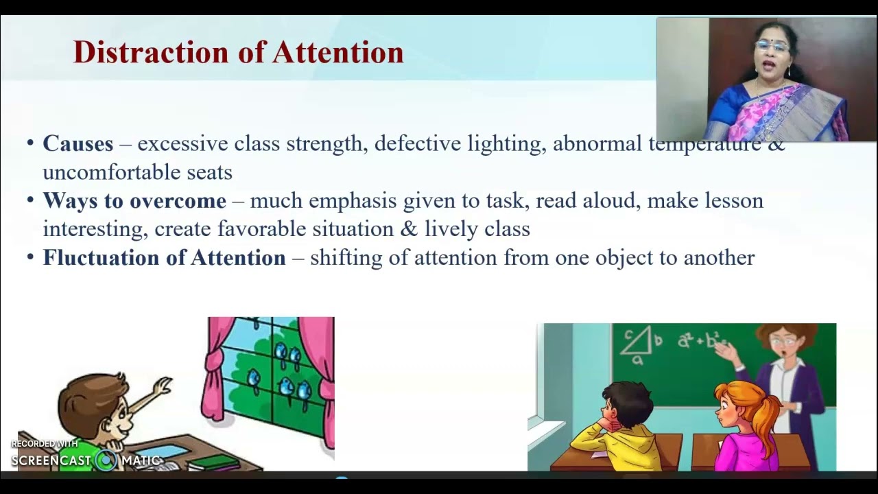 Attention, Perception, and Memory | Dr. M. Caroline Maria | Educational Psychology | Unit 2