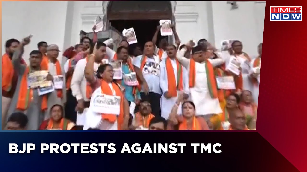 Bengal Political Clashes: Blame Game Continues In West Bengal, BJP Stages Protest Against TMC