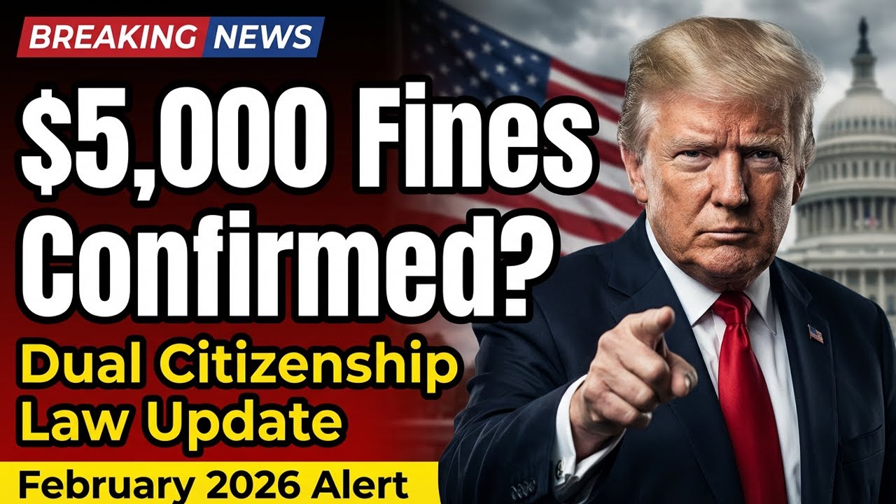 Dual Citizenship Law Changes February 2026: $5,000 Fines & Mandatory Registration!