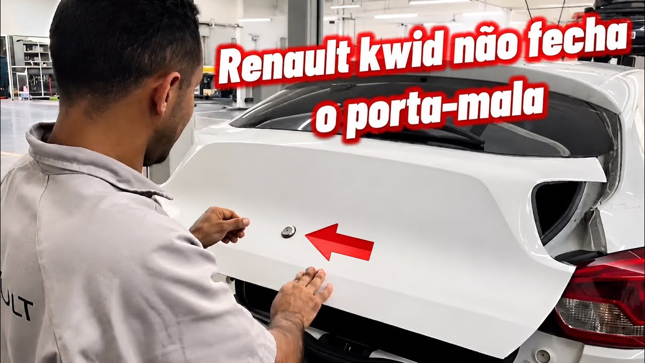 kwid não fecha a tampa do porta-malas