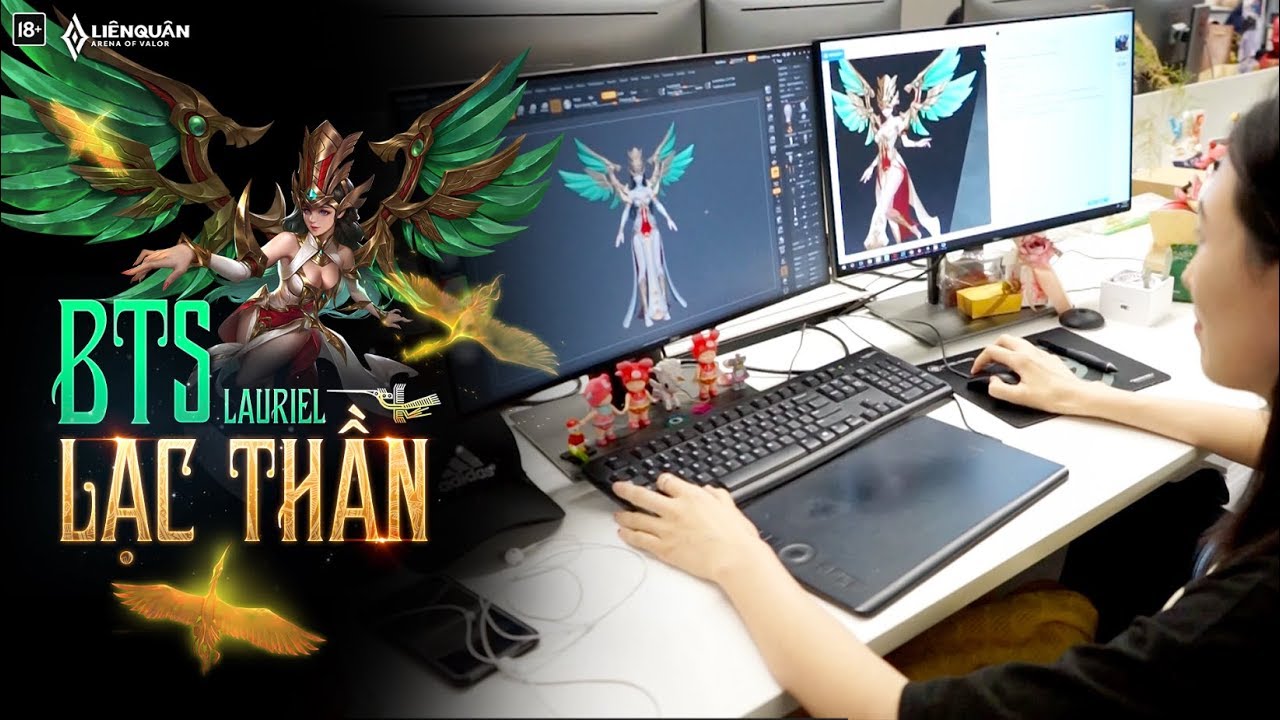 LAURIEL LẠC THẦN | Quá trình sản xuất trang phục - Garena Liên Quân Mobile