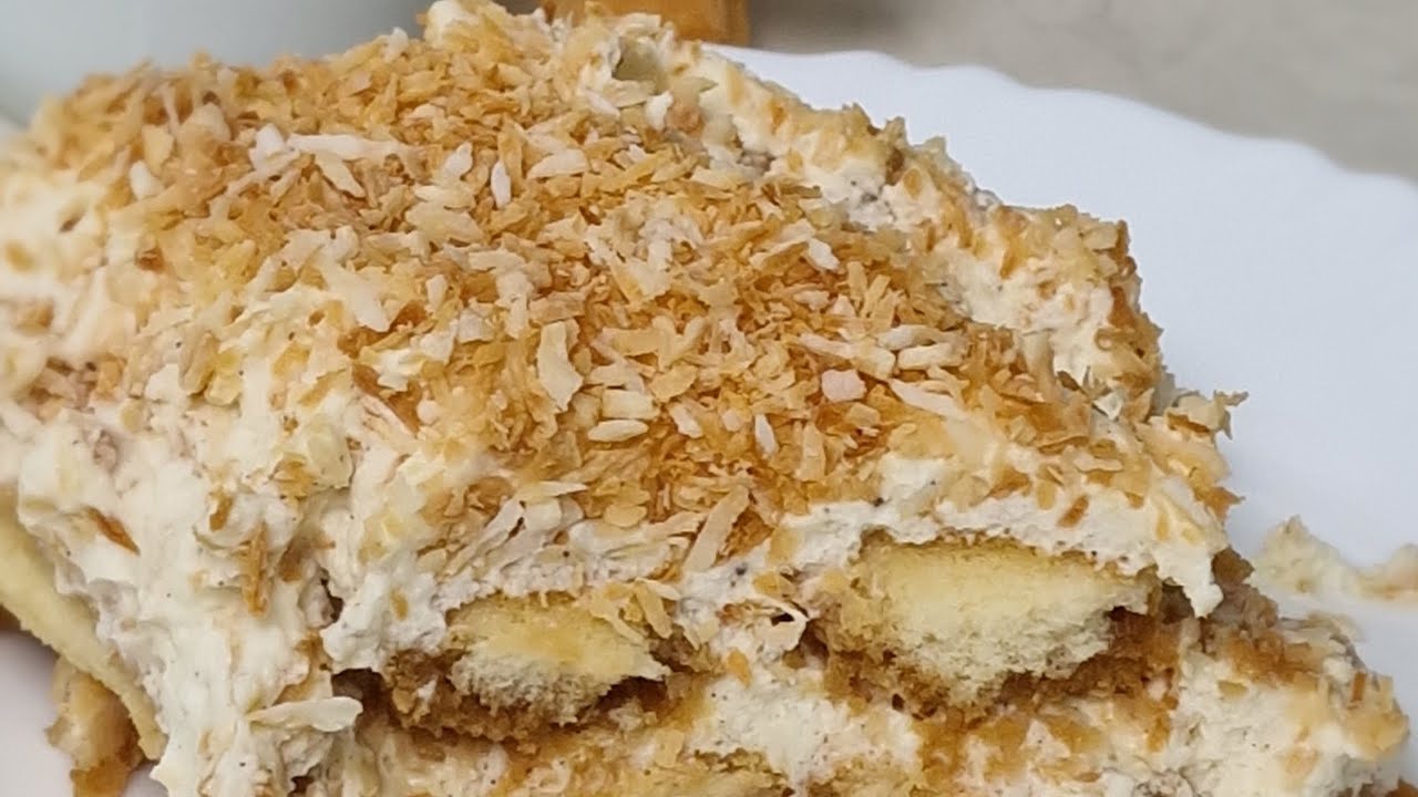 Coconut TIRAMISU cake