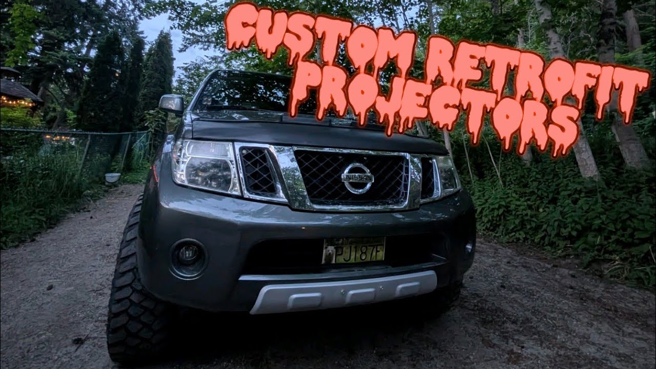 135 $ Retrofit Projector Headlights On R51 Nissan Pathfinder