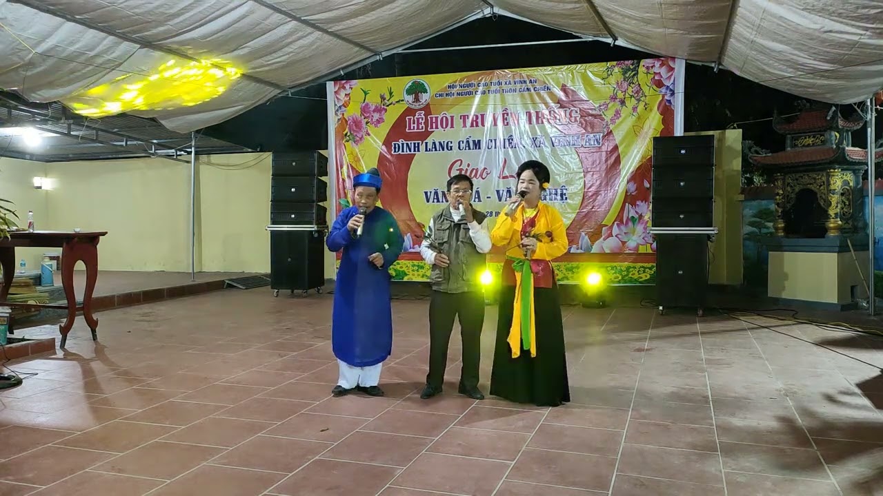 Xuân Nghĩa cùng Kim Ngân hát chèo