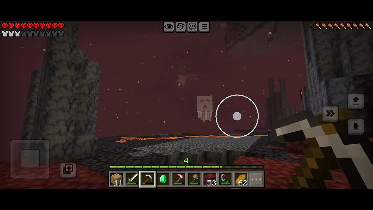 I went to the Nether ! and died from a creeper🤣