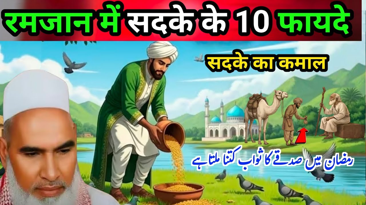 रमजान में सदके के 10 बड़े फायदे रमजान में सदके का कमाल सुनकर दिल खुश हो जाएगा Qari Hanif multani