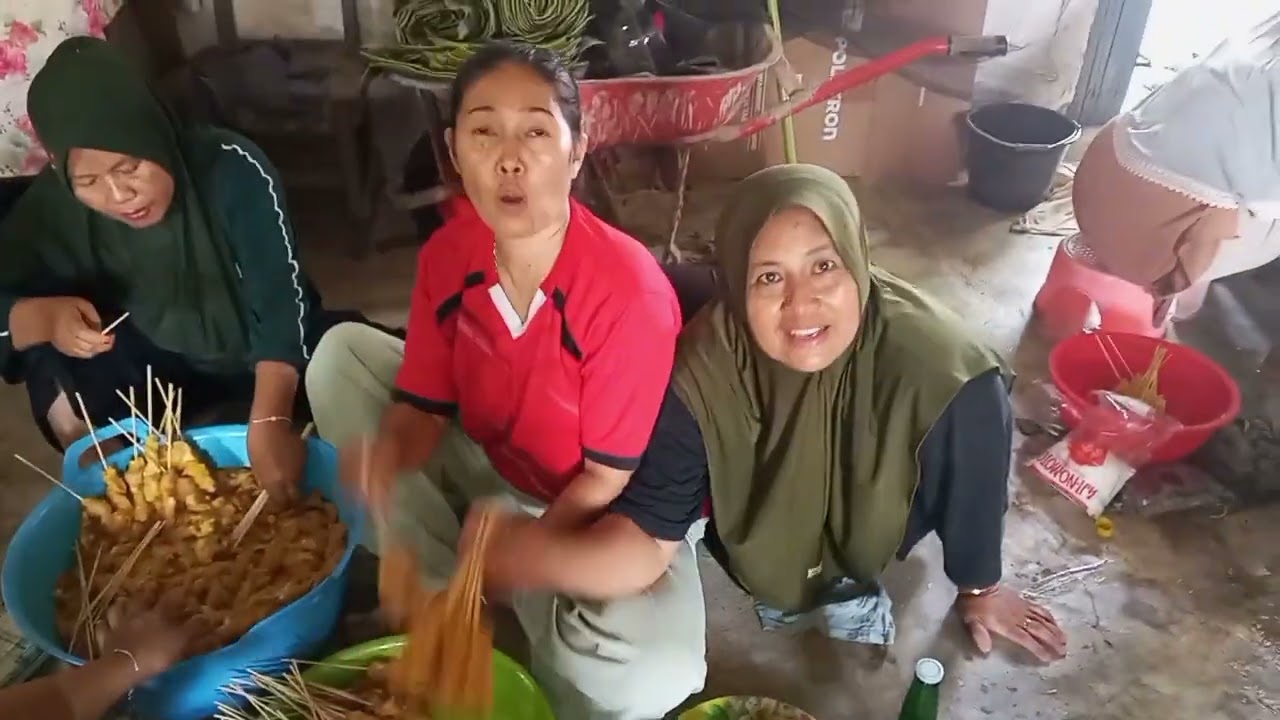 Edisi rewang #suasana hajatan di desa kami#