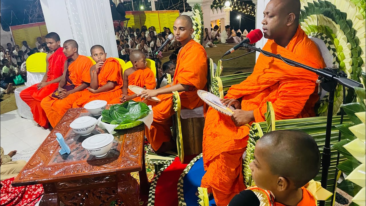 ගාල්ලේ බණට වැඩිය චූටි පොඩ් හාමුදුරුවෝ කියලා දුන්න ලස්සන් බණ කතාව .🙏🙏 ධම්මරංසි පොඩි හාමුදුරුවෝ