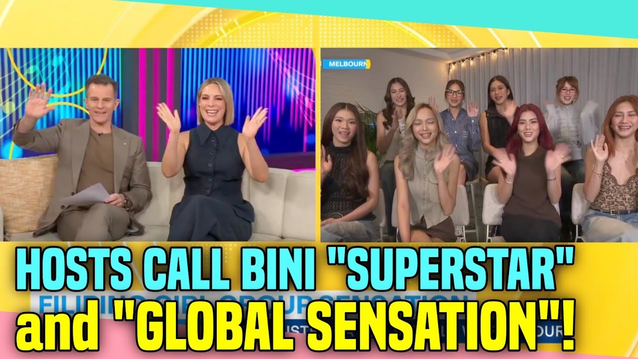 Today Extra, Australian morning talk show features BINI in an exclusive interview!