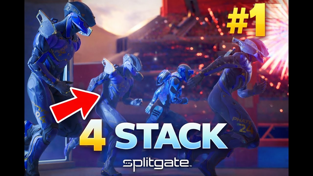 Splitgate Arena Royale 4 Stack Squad Highlights #1