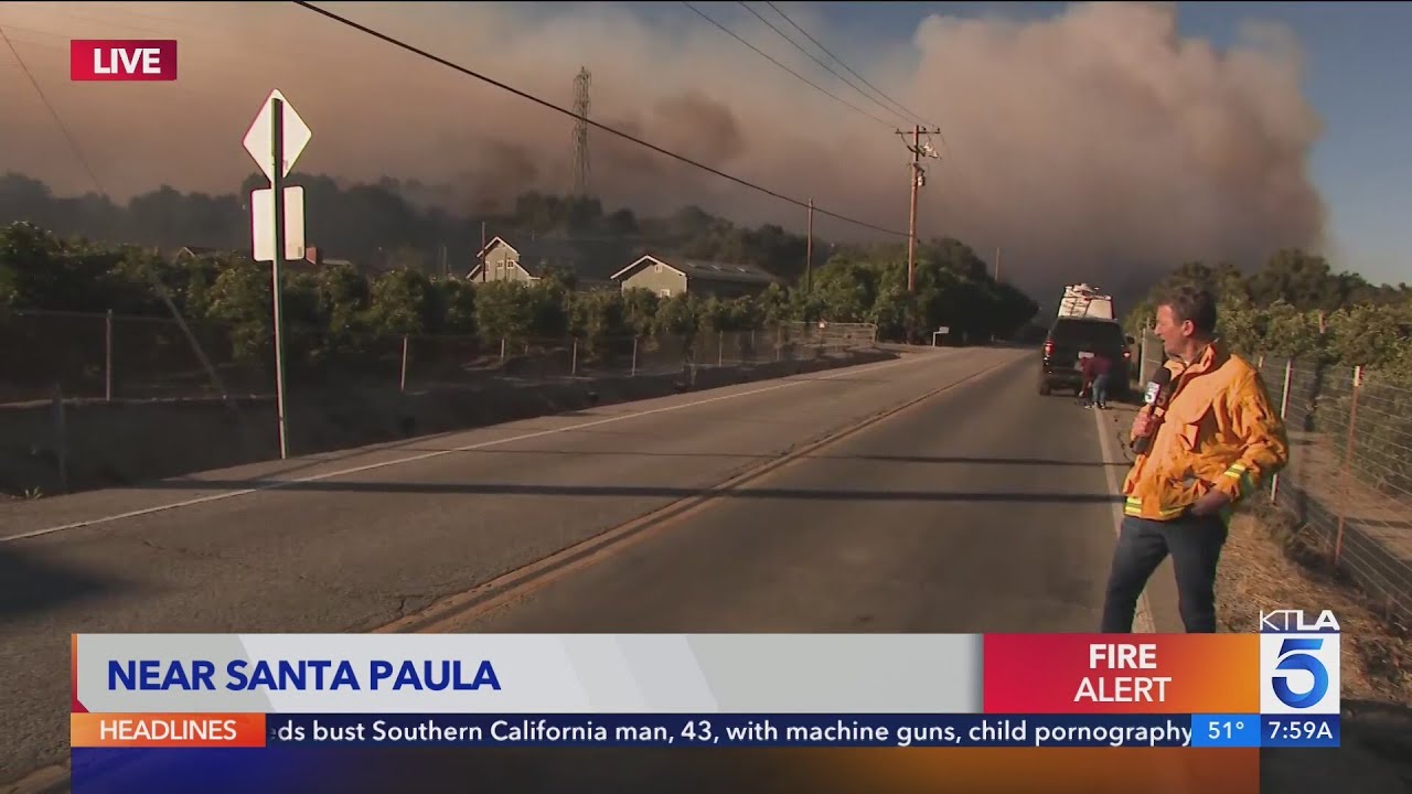 Dozens of homes lost in Ventura County wildfire - Wednesday 8 a.m. update