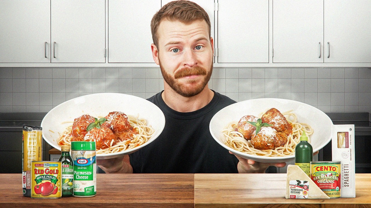 Do Expensive Groceries make better Spaghetti & Meatballs?