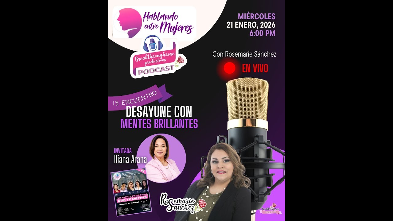 #HablandoentreMujeres entrevista con Ilian Aranda y Rosemarie Sanchez escucha esta informacion.