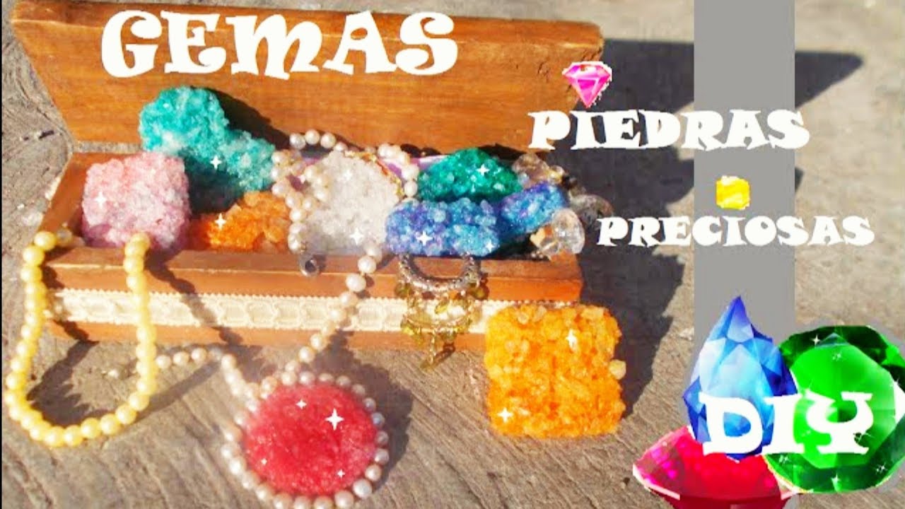 HAZ TUS PROPIAS GEMAS O PIEDRAS PRECIOSAS FACIL CRISTALES CASEROS