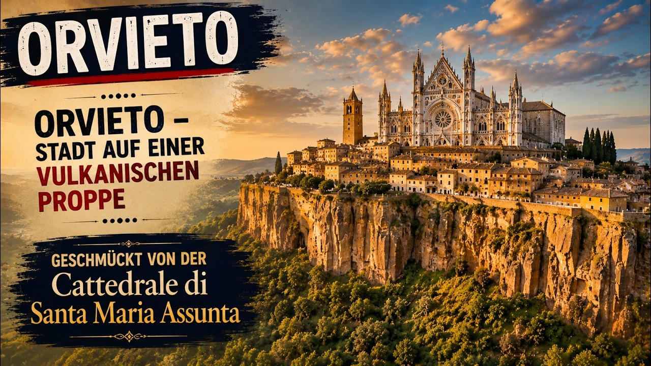 Orvieto & der Duomo: Eine Zeitreise in die magische Stadt auf dem Felsen. Italien