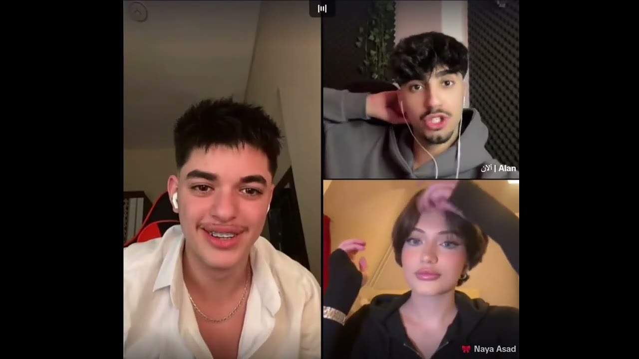 احمد وليد كيست مع الان وبعدها مع نايا انصدموا من لوك نايا الجديد قصت شعرها
