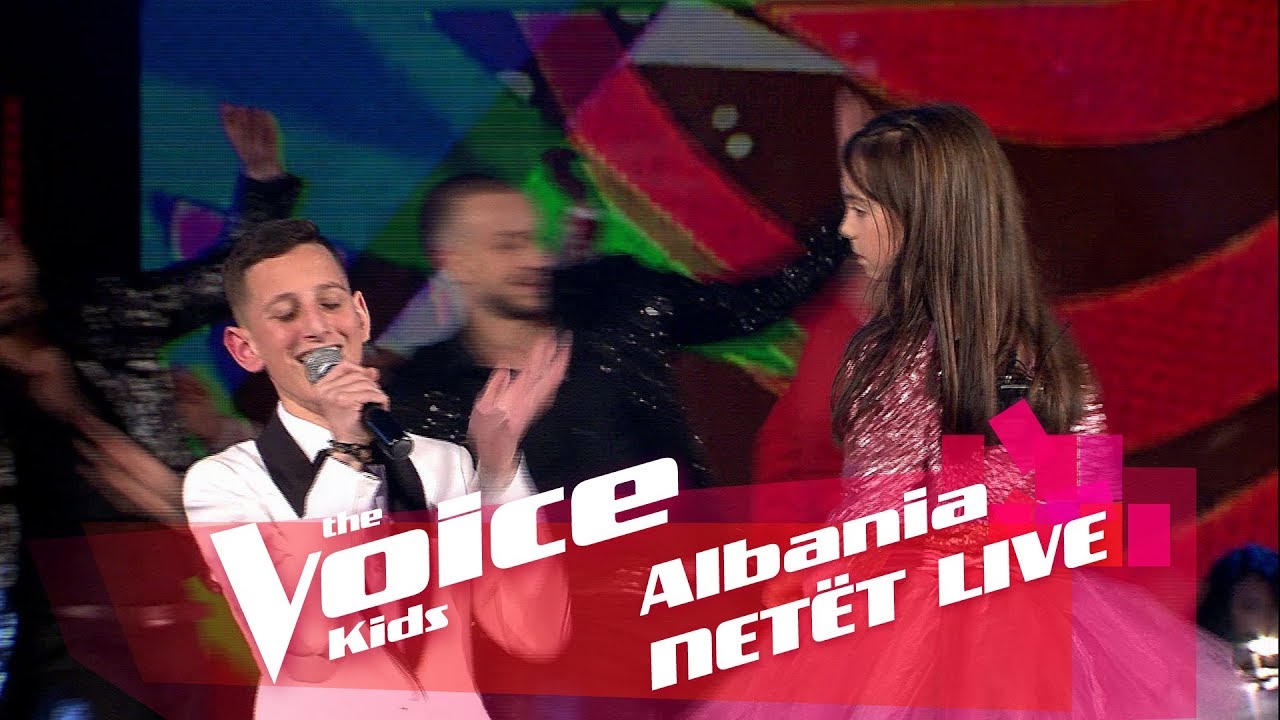 Stina & Adolf - You can´t stop the beat | Netët Live | Nata 3 | The Voice Kids Albania 2018
