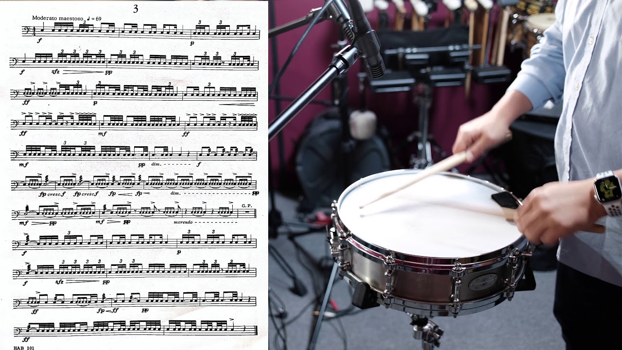 Portraits In Rhythm CIRONE SNARE DRUM NO.3