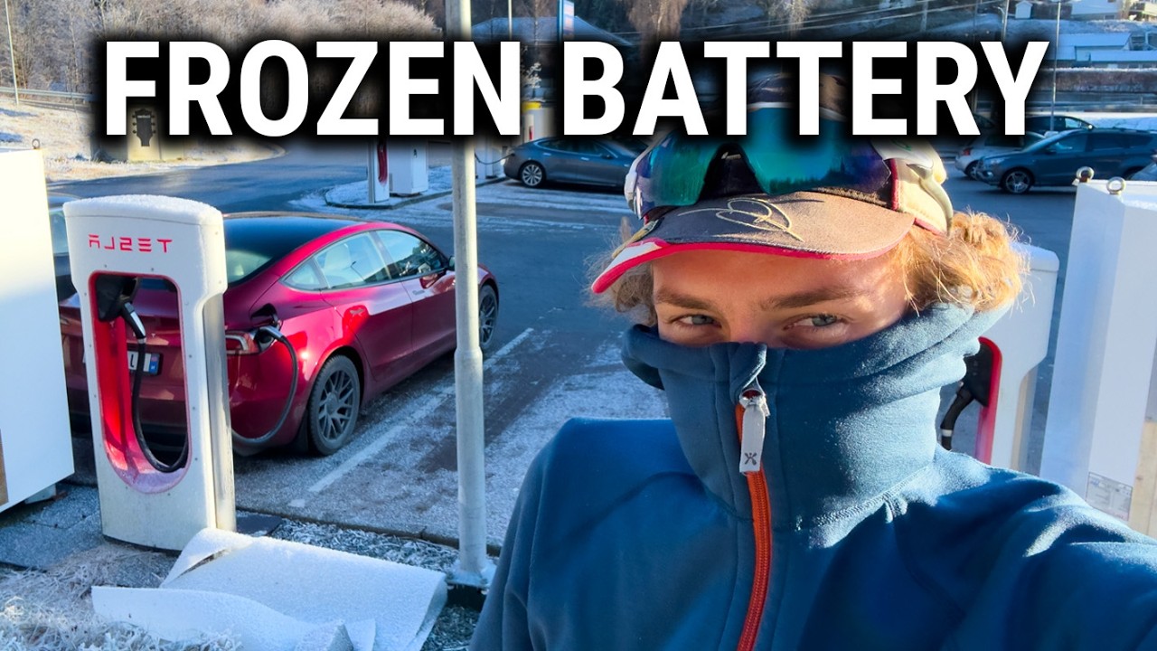Charging A Deep Frozen Tesla LFP Battery