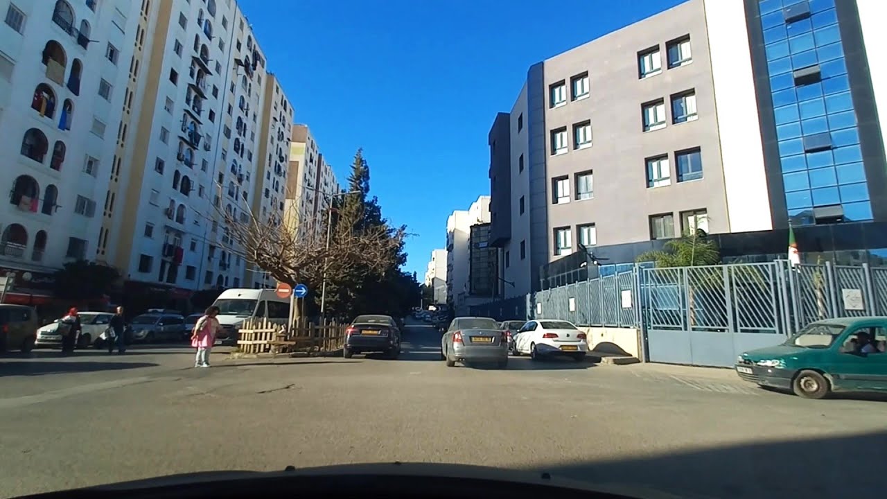 تعرفو على وسط مدينة عين النعجة NEW 4K SCENIC DRIVE IN AIN NAADJA CITY
